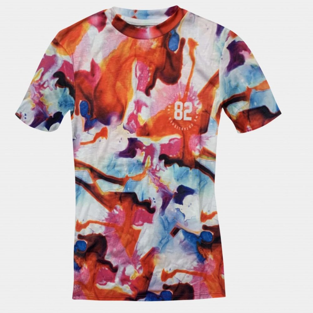 Next Kids Multicolor Wave Short Sleeve T-Shirt